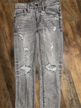 American Eagle Outfitters Men Gray Jeans - Washed Finish